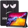 Mobigear Tri-Fold iPad Pro 11 Inch (2021) Hoes Bookcase - Do Not Touch