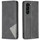 Mobigear Rhombus Slim Samsung Galaxy S24 Plus Hoesje Bookcase - Zwart