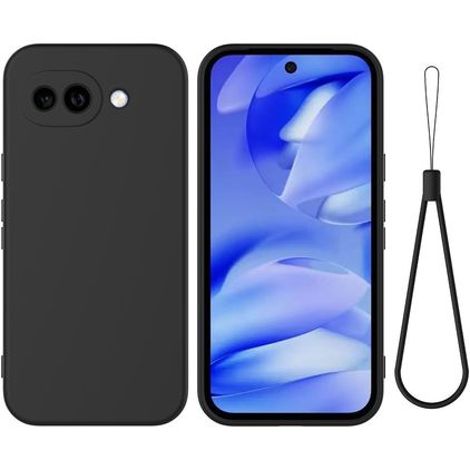 Mobigear Rubber Touch Google Pixel 10a Siliconen Hoesje Backcover - Zwart