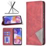 Mobigear Rhombus Slim Samsung Galaxy A23 Hoesje Bookcase - Rood