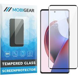 Mobigear Premium Motorola Edge 30 Ultra Glazen Screenprotector - Case Friendly - Zwart