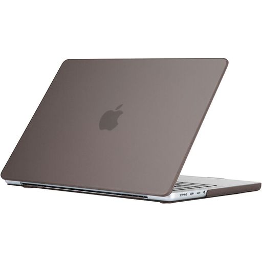 Mobigear Glossy MacBook Pro 16 Inch (2021-2024) Hoes Hardshell Laptopcover MacBook Case - Grijs - Model A2485 / A2780 / A2991 / A3186