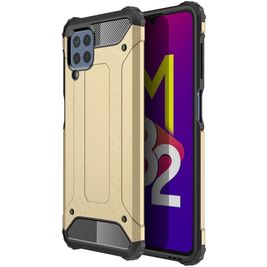 Mobigear Outdoor Samsung Galaxy M32 4G Hoesje Hardcase Backcover Shockproof - Goud