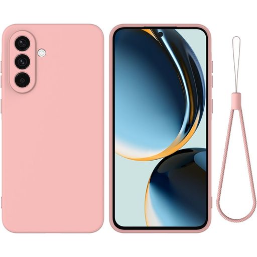 Mobigear Rubber Touch Samsung Galaxy A56 Siliconen Hoesje Backcover - Roze