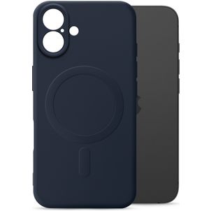 My Style Protective Flex iPhone 16 Plus MagSafe Hoesje Flexibel TPU Backcover - Marineblauw