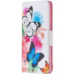Mobigear Design OPPO Find X2 Pro Hoesje Bookcase Portemonnee - Vlinder