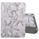 Mobigear Tri-Fold Marble iPad 9 (2021) Hoes Bookcase + Stylus Houder - Grijs