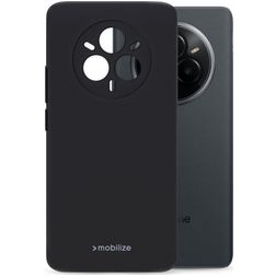 Mobilize Rubber Gelly Realme 14 Pro Hoesje Flexibel TPU Backcover - Zwart