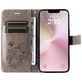 Mobigear Butterfly iPhone 16e Hoesje Bookcase Portemonnee - Grijs