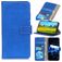 Mobigear Croco iPhone SE (2020) Hoesje Bookcase Portemonnee - Blauw
