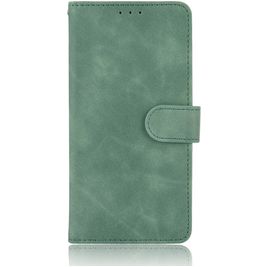 Mobigear Retro OnePlus Nord Hoesje Bookcase Portemonnee - Groen