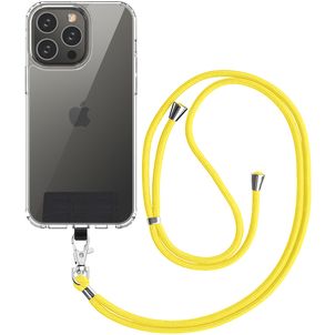 Mobigear Lanyard Universeel Telefoonkoord Verstelbaar - Geel