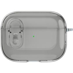Mobigear Crystal Clip Apple AirPods Pro 1 Hardcase Hoesje - Zwart