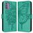 Mobigear Butterfly Nokia G42 Hoesje Bookcase Portemonnee - Groen