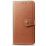 Mobigear Snap Button OPPO A9 (2020) Hoesje Bookcase Portemonnee - Cognac
