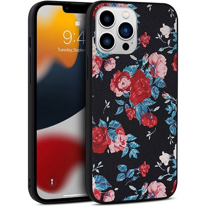 Mobigear Flowers iPhone 14 Plus Hoesje Hardcase Backcover - Model 2