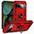 Mobigear Armor Ring Google Pixel 9 Pro Hoesje Hardcase Backcover Shockproof met Ringhouder - Rood