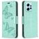 Mobigear Butterfly Xiaomi Redmi Note 12 Hoesje Bookcase Portemonnee - Groen