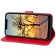 Mobigear Roses Xiaomi Pocophone F1 Hoesje Bookcase Portemonnee - Rood