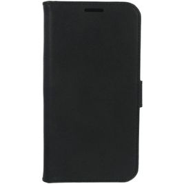 Valenta Classic iPhone 12 Mini Hoesje Echt Leer Bookcase Portemonnee - Zwart