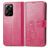 Mobigear Clover POCO X5 Pro Hoesje Bookcase Portemonnee - Magenta