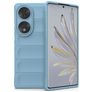 Mobigear Bumpy HONOR 70 Hoesje Flexibel TPU Backcover - Blauw
