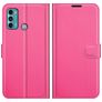 Mobigear Classic Motorola Moto G60 Hoesje Bookcase Portemonnee - Magenta