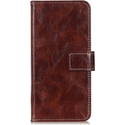Mobigear Basic HTC Desire 20 Pro Hoesje Bookcase Portemonnee - Bruin