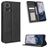Mobigear Sensation Motorola Moto E22i Hoesje Bookcase Portemonnee - Zwart