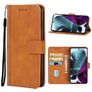 Mobigear Wallet Motorola Edge S30 Hoesje Bookcase Portemonnee - Bruin