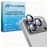 Mobigear Single Lens iPhone Duo Glazen Camera Lens Protector - Case Friendly - Deep Blue