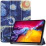 Mobigear Tri-Fold iPad Pro 11 Inch (2021) Hoes Bookcase - The Starry Night