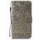 Mobigear Flowers Huawei P40 Hoesje Bookcase Portemonnee - Grijs