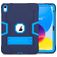 Mobigear ShieldStand iPad 10 (2022) Hoes Hard Kunststof,Siliconen Backcover + Standaard - Blauw / Marineblauw