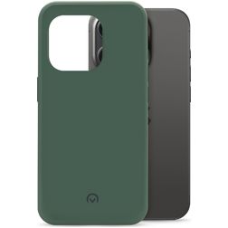 Mobilize Rubber Gelly iPhone 15 Pro Hoesje Flexibel TPU Backcover - Matt Green