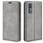 Mobigear Retro Slim TCL 30 Hoesje Bookcase Portemonnee - Grijs