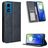 Mobigear Sensation Motorola Moto E14 Hoesje Bookcase Portemonnee - Blauw