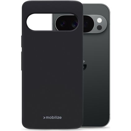 Mobilize Rubber Gelly Google Pixel 11 Pro Hoesje Flexibel TPU Backcover - Zwart