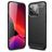 Mobigear Brushed Slim iPhone 13 Pro Max Hoesje Flexibel TPU Backcover - Zwart