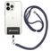 Mobigear Lanyard Universeel Verstelbaar Telefoonkoord - Zwart / Grijs