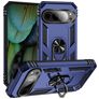 Mobigear Armor Ring Google Pixel 9 Hoesje Hardcase Backcover Shockproof met Ringhouder - Blauw