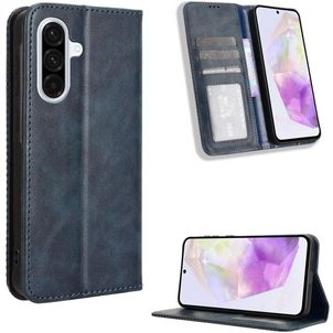 Mobigear Sensation Samsung Galaxy A56 Hoesje Bookcase Portemonnee - Blauw