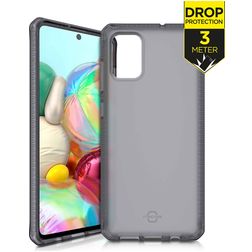ITSkins SpectrumFrost Samsung Galaxy A71 Hoesje Hardcase Backcover Shockproof - Zwart