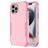 Mobigear Ultra Tough iPhone 14 Hoesje Hardcase Backcover Shockproof - Roze
