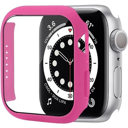 Mobigear Colors Apple Watch - 45 mm Hardcase Hoesje - Magenta
