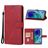 Mobigear Wallet Samsung Galaxy M55 Hoesje Bookcase Portemonnee - Rood