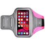 Mobigear Easy Fit Telefoonhouder Hardlopen Google Pixel 4 Sport Hoesje Neopreen Sportarmband - Roze
