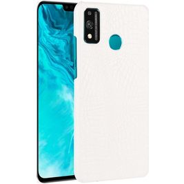 Mobigear Croco HONOR 9X Lite Hoesje Hardcase Backcover - Wit