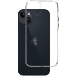 Mobiparts Classic Doorzichtig iPhone 14 Plus Hoesje Flexibel TPU Backcover - Transparant