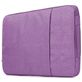 Mobigear Denim Zipper Laptop Sleeve 15 - 16 inch Laptop hoes - Paars